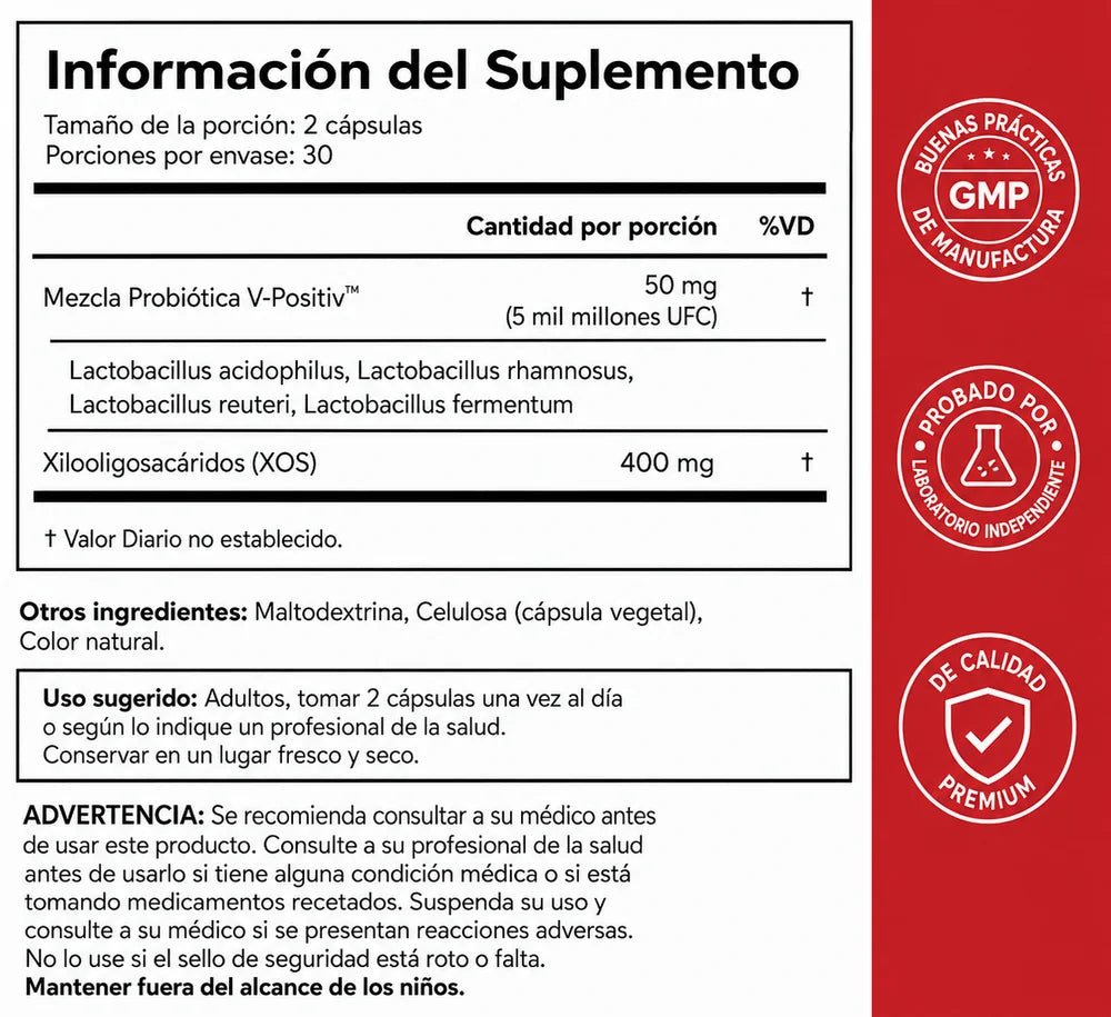 URO Probiótico Vaginal· 60 cápsulas veganas